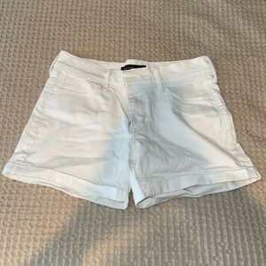 Abercrombie and Fitch White Jean Shorts